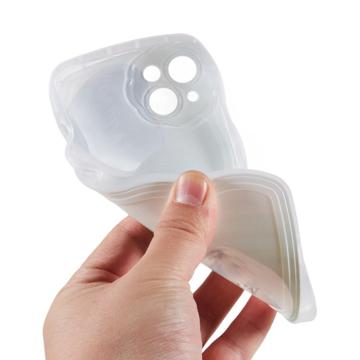 Stylish Wavy Edge iPhone 14 TPU Cover - 3 Hjerter