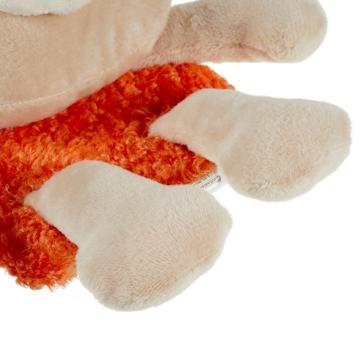 3D Plush Doll iPhone 14 Pro TPU Cover - Orange / Bjørn