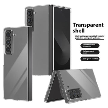 Samsung Galaxy Z Fold Special Plastik Cover - Gennemsigtig
