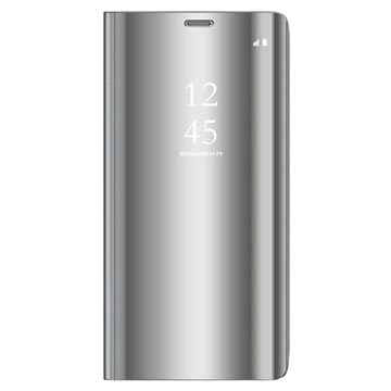 Samsung Galaxy S9 Luksus Mirror View Flip Cover - Sølv