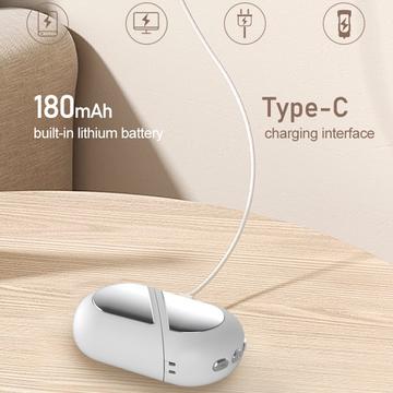Bærbar smart søvnhjælp med LED-display - hvid