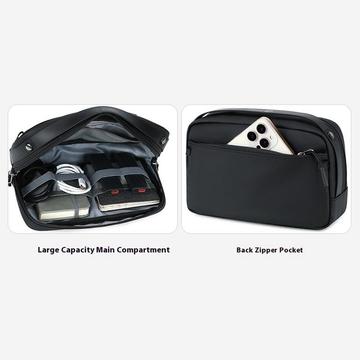 Poso PS-831 Crossbody-skuldertaske til digitalt tilbehør - sort