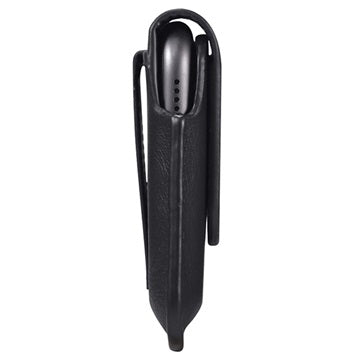 Premium Universal Læder Cover med Bælterem - 6.7" - Sort