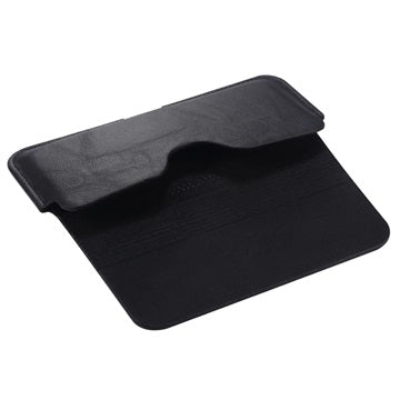 Premium Universal Læder Bæltetaske - 6.1" - Sort