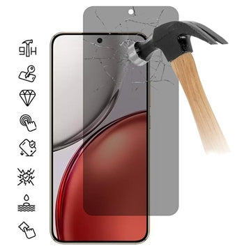 Honor X70/X9d/Magic8 Litee Privacy Skærmbeskyttelse Hærdet Glas - 9H