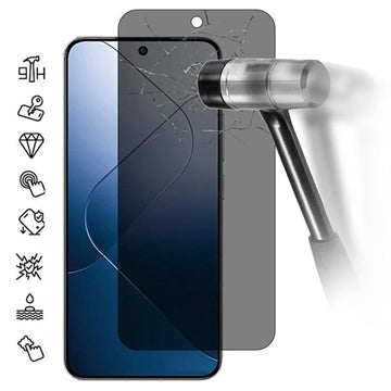 Xiaomi 14 Privacy Skærmbeskyttelse Hærdet Glas