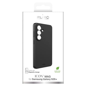 Samsung Galaxy S26+ Puro Icon Mag Pro Silikone Cover - Sort