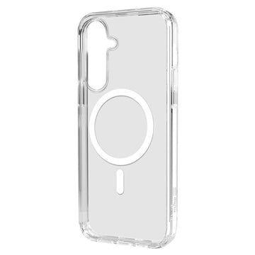 Samsung Galaxy S26 Puro Lite Mag Hybrid Cover - Hvid / Gennemsigtig