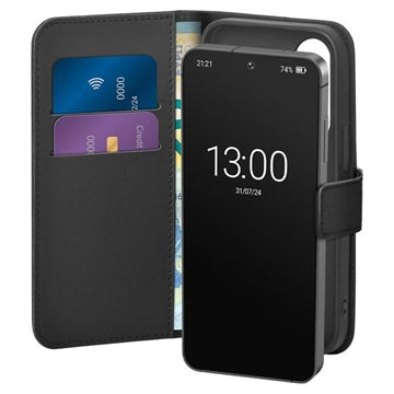 Samsung Galaxy S26+ Puro Pungetui med 2 kortpladser - Sort