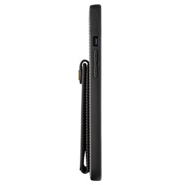Qialino Business Style iPhone 12 Pro Max Læder Cover - Sort