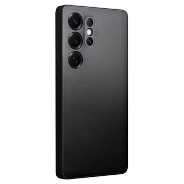 Samsung Galaxy S25 Ultra Qialino Smart View Flip Lædercover - Sort