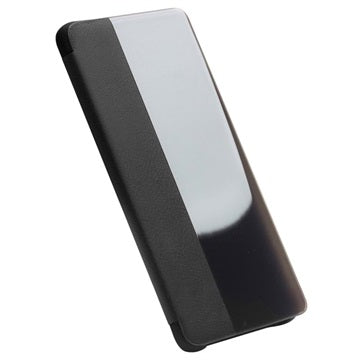 Qialino Smart View Huawei P30 Flip Lædercover - Sort