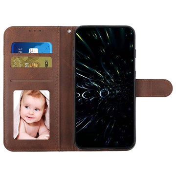 Samsung Galaxy A32 (4G) Quilted Series Pung Taske med Stativ - Brun