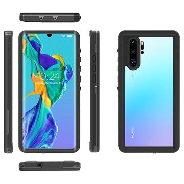 Redpepper IP68 Huawei P30 Pro Vandtæt Cover - Sort / Klar