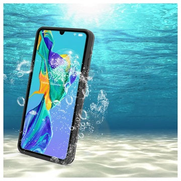 Redpepper IP68 Huawei P30 Pro Vandtæt Cover - Sort / Klar