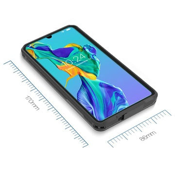 Redpepper IP68 Huawei P30 Pro Vandtæt Cover - Sort / Klar