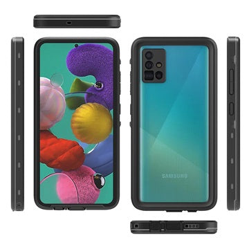 Redpepper IP68 Samsung Galaxy A51 Vandtæt Cover - Sort