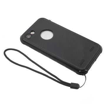 iPhone 7/8/SE (2020)/SE (2022) Redpepper IP68 Vandtæt Cover - Sort / Klar
