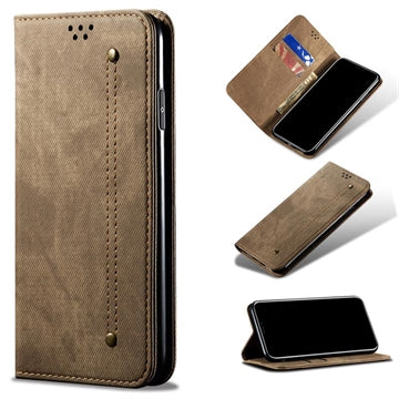 Xiaomi 11T/11T Pro Retro Series Etui med Pung og Kortholder - Kaffe