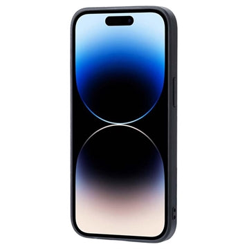 iPhone 15 Retro Style Cover med Pung - Brun