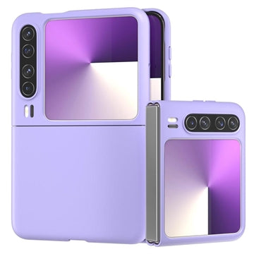 Huawei Pura X Gummibelagt Plastik Cover - Lilla