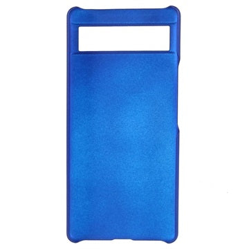 Google Pixel 6a Gummibelagt Plastik Cover - Blå