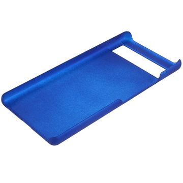 Google Pixel 6a Gummibelagt Plastik Cover - Blå