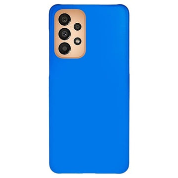 Samsung Galaxy A33 5G Gummibelagt Plastik Cover - Blå