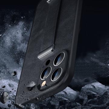 Sulada Fashion iPhone 14 Pro Max Hybrid Cover med Håndrem - Sort