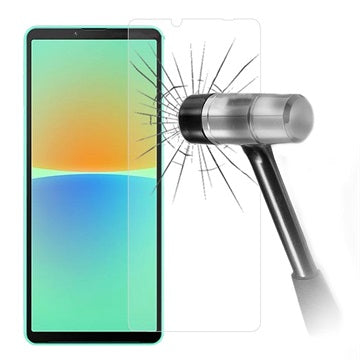 Saii 2-i-1 Sony Xperia 10 IV TPU Cover & Hærdet Glas