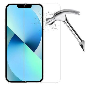 Saii 2-i-1 iPhone 13 TPU Cover & Skærmbeskyttelse Hærdet Glas