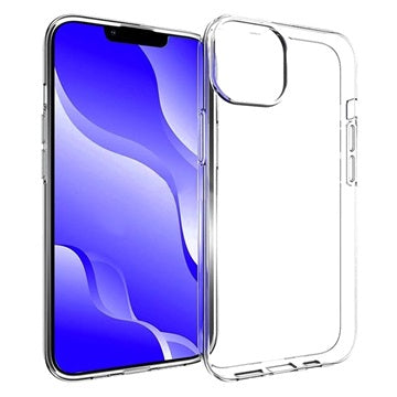 Saii 2-i-1 iPhone 14 TPU Cover & Skærmbeskyttelse Hærdet Glas