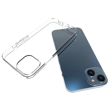 Saii 2-i-1 iPhone 14 TPU Cover & Skærmbeskyttelse Hærdet Glas
