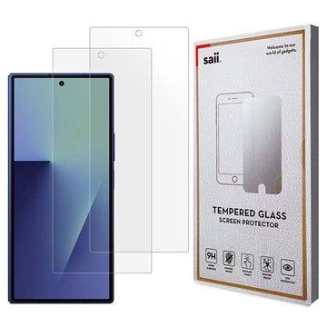 Samsung Galaxy Z Fold7 Saii 3D Premium Skærmbeskyttelse Hærdet Glas - 9H - 2 Stk.