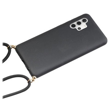 Saii Eco Line Samsung Galaxy A32 5G/M32 5G Cover med Strap - Sort