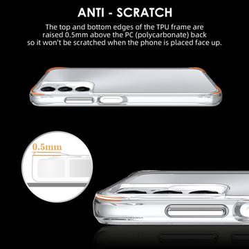 Samsung Galaxy A05s Ridsefast Hybrid Cover - Gennemsigtig