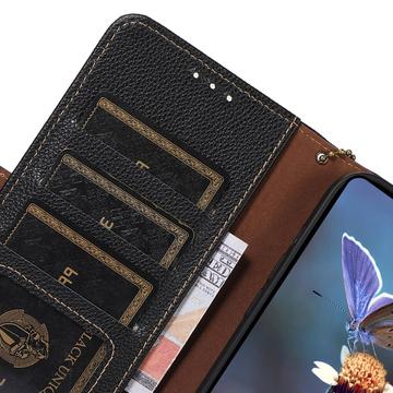 Samsung Galaxy A05s Læderpung med RFID - Sort