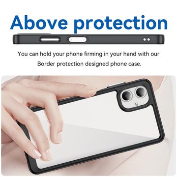 Samsung Galaxy A06 Anti-Shock Hybrid Cover - Sort