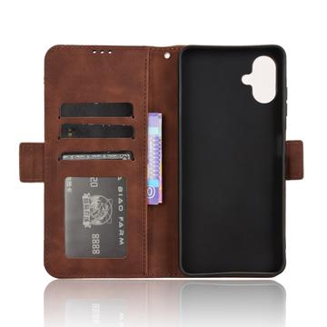 Samsung Galaxy A06 Pung Cover med Kortholder - Brun