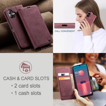 Samsung Galaxy A06 Caseme 013 Series Pung - Vinrød
