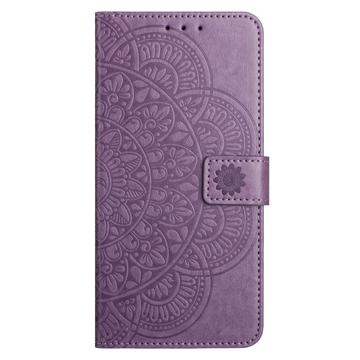 Samsung Galaxy A06 Mandala Series Etui med Pung - Lilla
