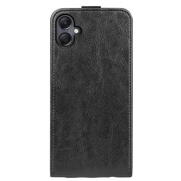 Samsung Galaxy A06 Vertikal Flip Cover med Kortholder - Sort