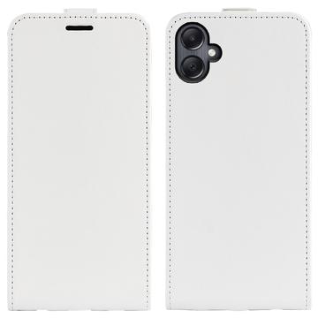 Samsung Galaxy A06 Vertikal Flip Cover med Kortholder - Hvid