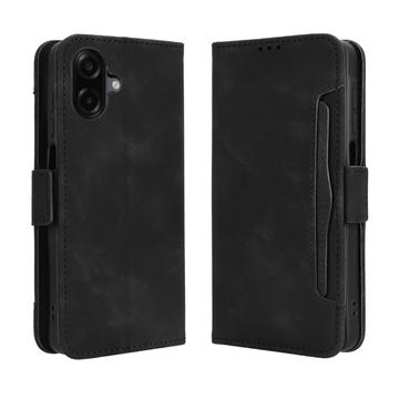 Samsung Galaxy A07 4G Kortholder Pung Etui - Sort
