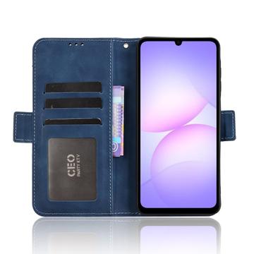 Samsung Galaxy A07 4G Kortholder Pung Etui - Blå