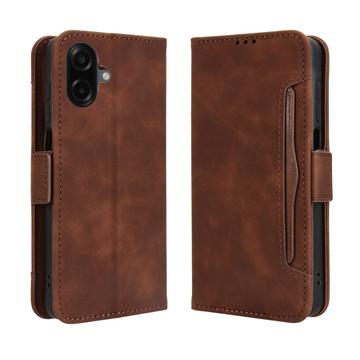 Samsung Galaxy A07 4G Kortholder Pung Etui - Brun