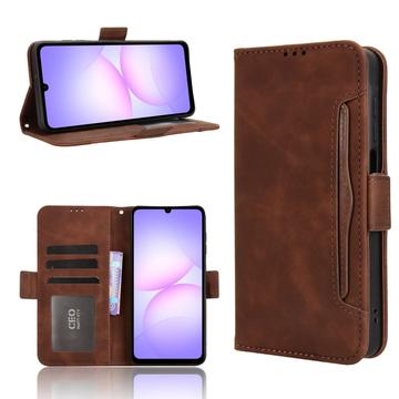 Samsung Galaxy A07 4G Kortholder Pung Etui - Brun