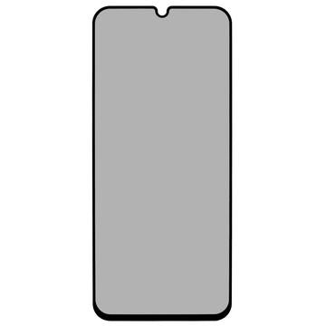 Samsung Galaxy A07 4G/A06 Privacy Full Cover Skærmbeskytter Hærdet Glas - Sort Kant