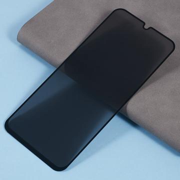 Samsung Galaxy A07 4G/A06 Privacy Full Cover Skærmbeskytter Hærdet Glas - Sort Kant