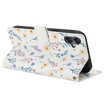 Samsung Galaxy A07 4G Rhombisk Blomsterpung - farverige blomster